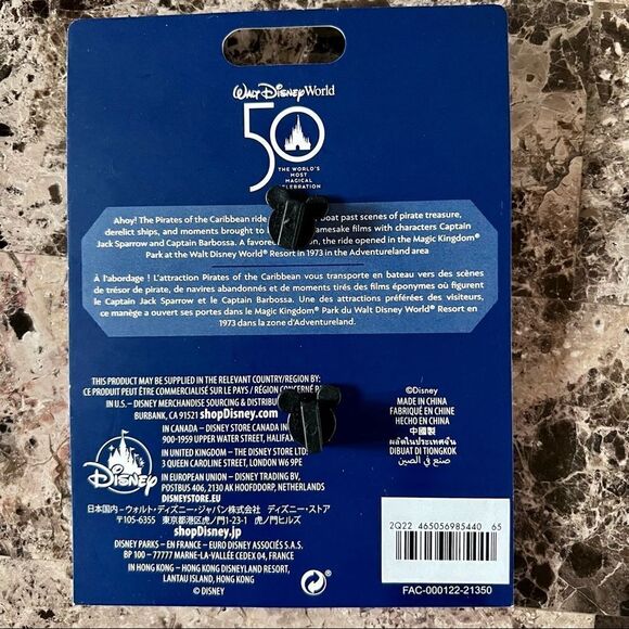 Mickey Mouse Main Attraction Pin Pirates of the Caribbean Limited Release New - Picture 2 of 3
